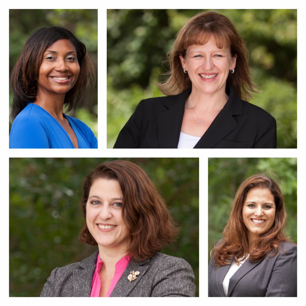 Top to Bottom/L-R: Lakesia Campbell, Alyssa Snider, Jennifer Emerson, and Claudia SanJuan